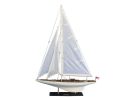 Wooden Intrepid Model Sailbaot Decoration 35"