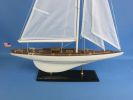 Wooden Intrepid Model Sailbaot Decoration 35"