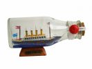 Titanic Model Ship in a Glass Bottle 5"