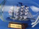 Flying Cloud Model Ship in a Glass Bottle 5"