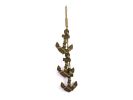 Wooden Rustic Decorative Triple Anchor Set 7"