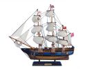 Wooden HMS Endeavour Tall Model Ship 20"