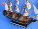 Wooden HMS Endeavour Tall Model Ship 20"