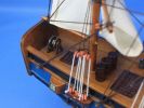 Wooden HMS Endeavour Tall Model Ship 20"