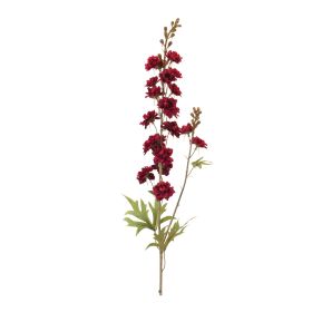 Artificial Delphinium Flower (Option: 12pc, 34" Red)