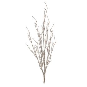 Glitter Branch Vase Filler (Option: 6pc Silver 35")