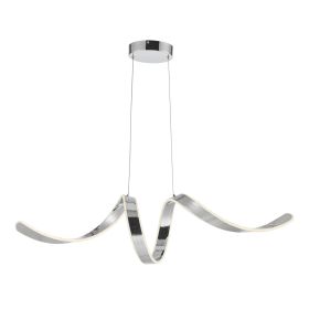 Copenhagen LED Chandelier (Color: Chrome)