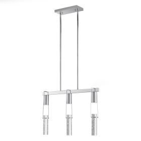 Harmony 3 Light Chandelier (Color: Chrome)