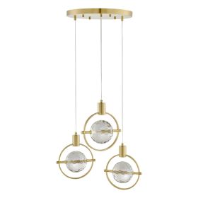 Hollywood Pendant Light // Gold (Option: Circle Trio)