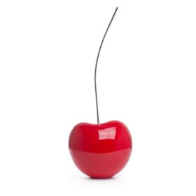 Large Cherry Sculpture 25" Tall (Color: Bright Red)