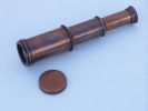 Deluxe Class Scout's Spyglass Telescope 7" with Rosewood Box