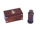 Deluxe Class Scout's Spyglass Telescope 7" with Rosewood Box