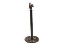 Cast Iron Rooster Extra Toilet Paper Stand 15"