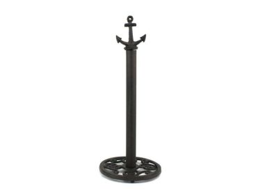 Cast Iron Anchor Extra Toilet Paper Stand 16" (Finish: Cast Iron)