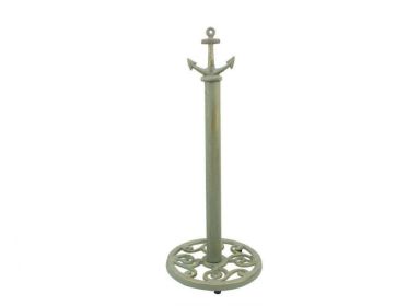 Cast Iron Anchor Extra Toilet Paper Stand 16" (Finish: Seaworn Bronze)