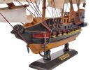 Wooden Caribbean Pirate Ship Model