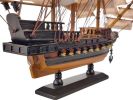 Wooden Caribbean Pirate Ship Model