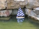 Wooden It Floats 12"" - Floating Sailboat Model