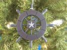 Decorative Ship Wheel With Starfish Christmas Tree Ornament