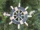 Decorative Ship Wheel With Anchor Christmas Tree Ornament