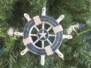 Decorative Ship Wheel With Starfish Christmas Tree Ornament