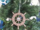 Decorative Ship Wheel With Seashell Christmas Tree Ornament