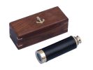 Solid Brass with Leather Spyglass