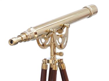 Floor Standing Anchormaster Telescope 65" (Finish: Brass)