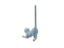 Cast Iron Cat Extra Toilet Paper Stand 10"