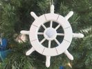 Decorative Ship Wheel With Seashell Christmas Tree Ornament