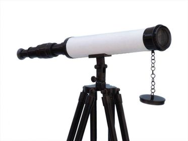 Floor Standing Harbor Master Telescope (style: 50" Oil Bronze/Black Stand)