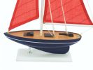 Wooden Model Sailboat Decoration