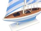 Wooden Model Sailboat Decoration