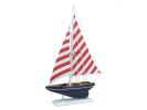 Wooden Model Sailboat Decoration