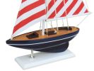 Wooden Model Sailboat Decoration