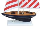 Wooden Model Sailboat Decoration