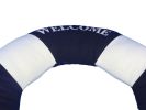 Blue Decorative Life Ring Pillow 14"