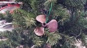 RMS Titanic Propeller Christmas Tree Ornament 4"