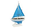 Wooden Pacific Sailer Model Sailboat Decoration