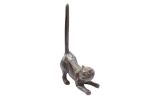 Cast Iron Cat Extra Toilet Paper Stand 10"