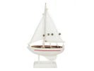 Wooden Model Sailboat Decoration