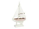 Wooden Model Sailboat Decoration