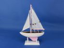 Wooden Pacific Sailer Model Sailboat Decoration