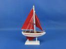 Wooden Pacific Sailer Model Sailboat Decoration