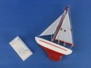 Wooden Pacific Sailer Model Sailboat Decoration