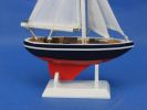 Wooden Model Sailboat Decoration