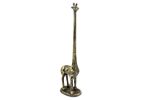 Cast Iron Giraffe Extra Toilet Paper Stand 19"