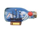 Santa Maria Model Ship in a Glass Bottle