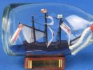 Santa Maria Model Ship in a Glass Bottle