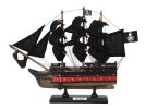 Wooden Captain Hook's Jolly Roger from Peter Pan Model Pirate Ship